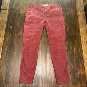 Anthropologie salmon straight leg pants  women's 29